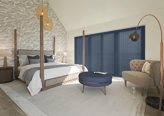 Roma (FR), Dark Blue - Vertical Blind - Image 7